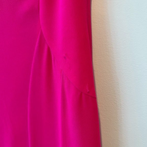 BCBGMAXAZRIA Pink V-Neck Gown Size 4 - Picture 5 of 6